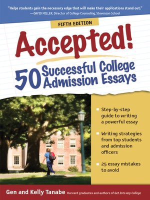 cover image of Accepted! 50 Successful College Admission Essays
